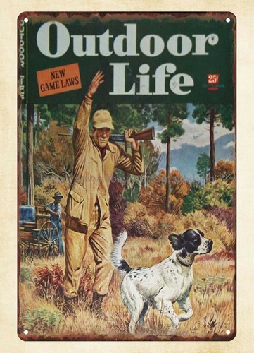 Hunting Dog Outdoor - 1944 OUTDOOR LIFE magazine cover jachthond