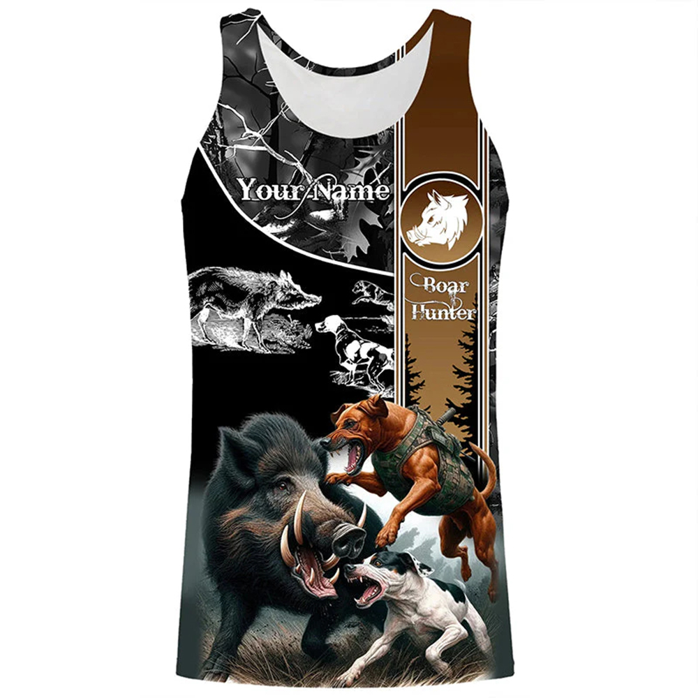 Hunting Dog Outdoor - Op maat gemaakte Boar Hunter tanktop