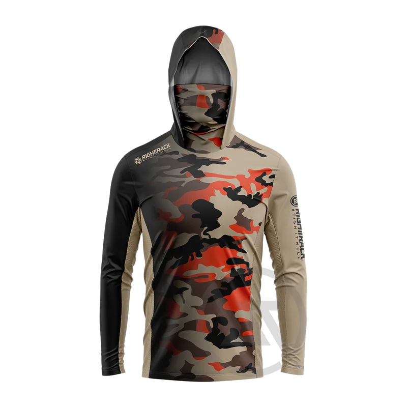 Hunting Outdoor Apparel - RIGHTTRACK Masker Hoodies Visserijkleding UPF50 UV