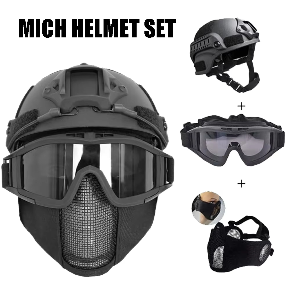 Outdoor Hunting Guide - MICH Airsoft Helm & Half Face