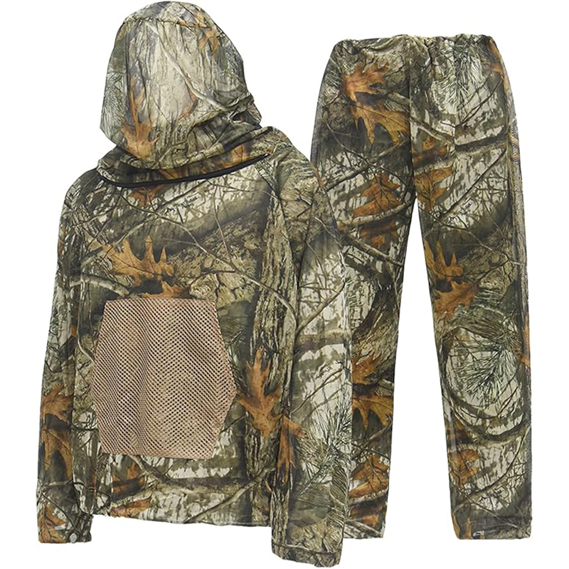 Hunting And Camping In Jungle - Vissen Bijenteelt Anti-Muggen Hoodie Set Sneldrogend