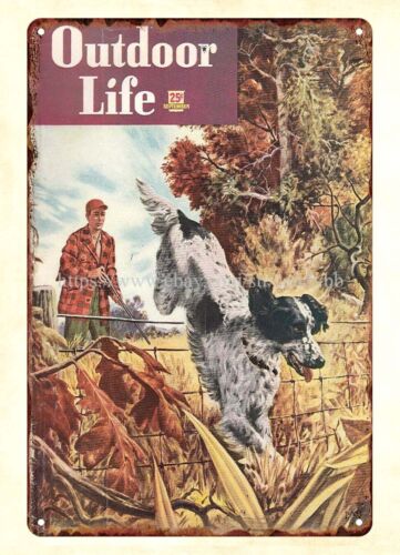 Hunting Dog Outdoor - in huisdecoratie 1948 OUTDOOR LIFE tijdschrift