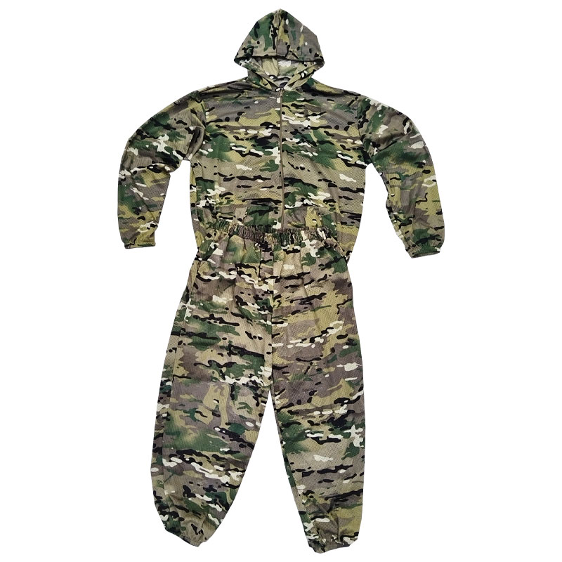 Hunting Outdoor Apparel - Zomerse koele mesh camouflagepak met capuchon,