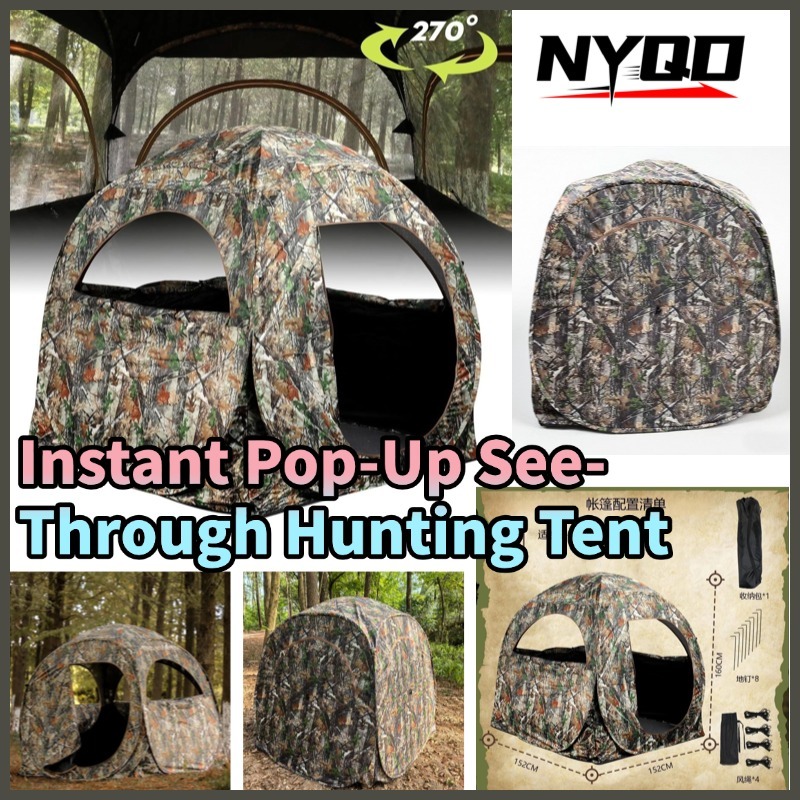 Pop-up kampeertent, bosverblij - Hunting And Camping In Forest recensie en prijs