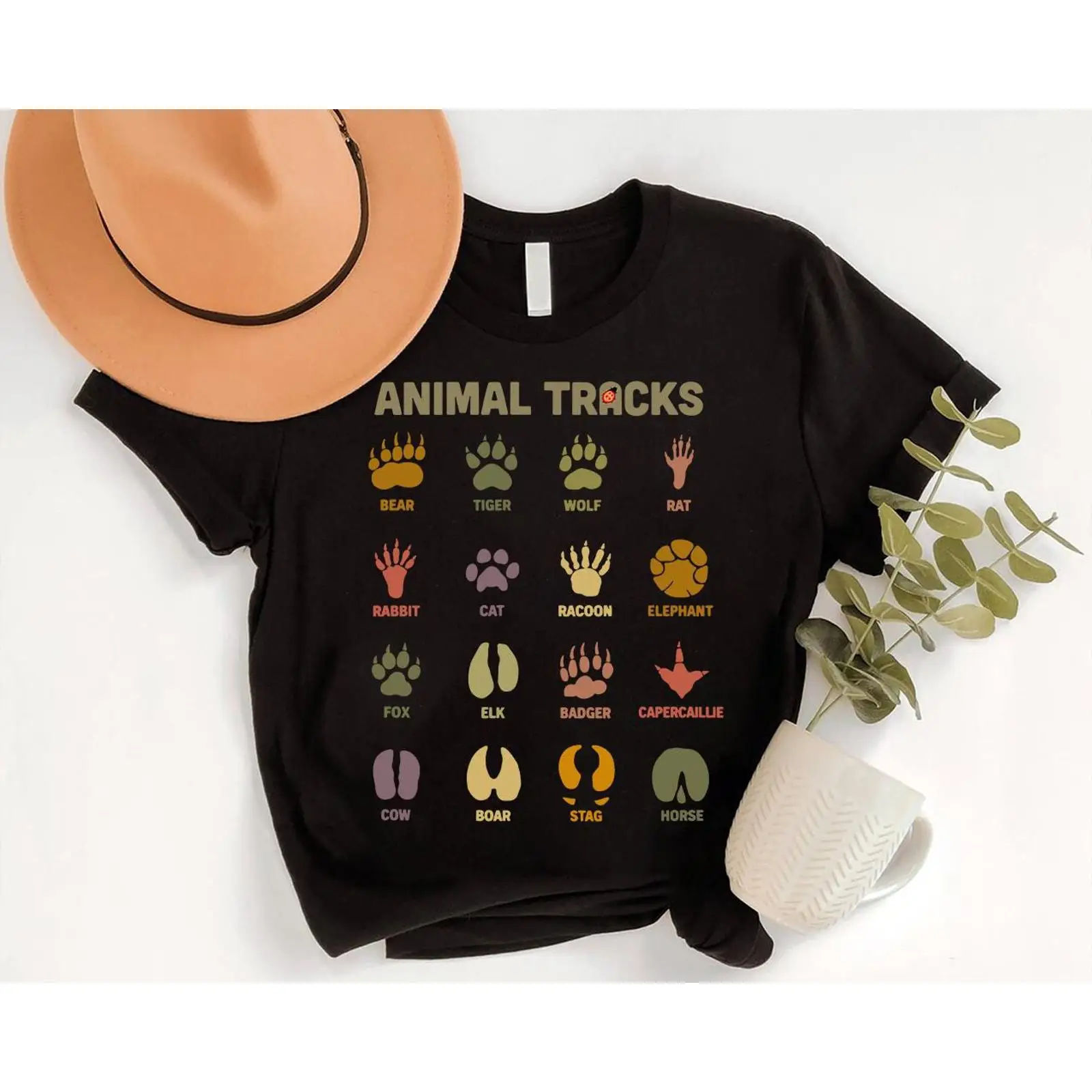 Animal Tracks Guide T-shirt Wi - Outdoor Hunting Guide recensie en prijs