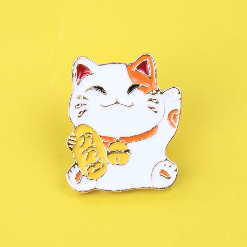 Lucky Cat Metalen Broche Klein - Hunting Outdoor Apparel recensie en prijs