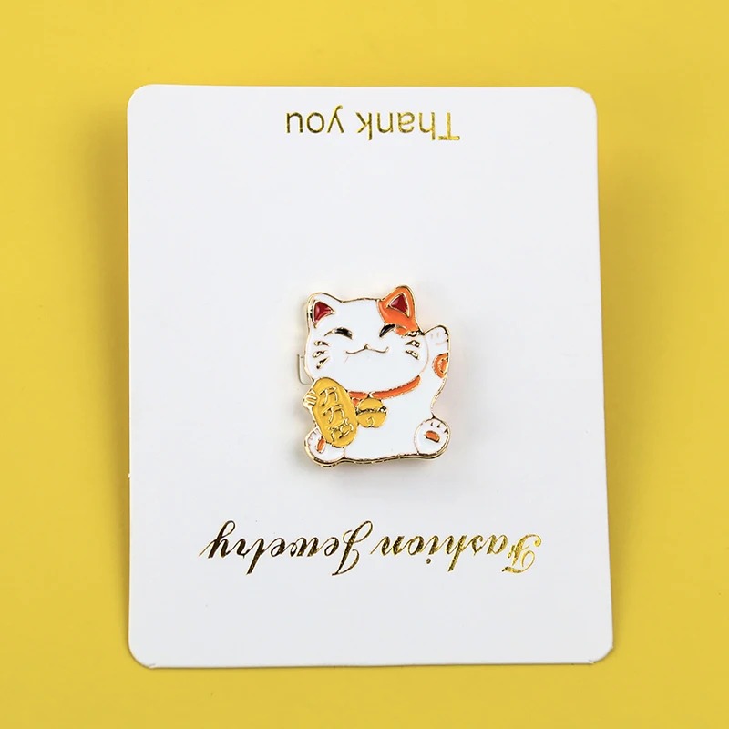 Lucky Cat Metalen Broche Klein - Hunting Outdoor Apparel recensie en prijs