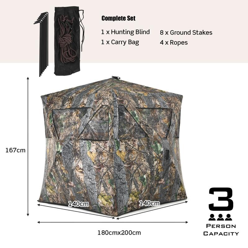 Draagbare jachtblind met grond - Outdoor Hunting Blinds recensie en prijs