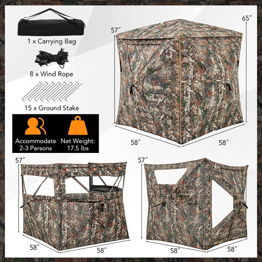 5-in-1 Afneembare Jachtblind,  - Outdoor Hunting Blinds recensie en prijs