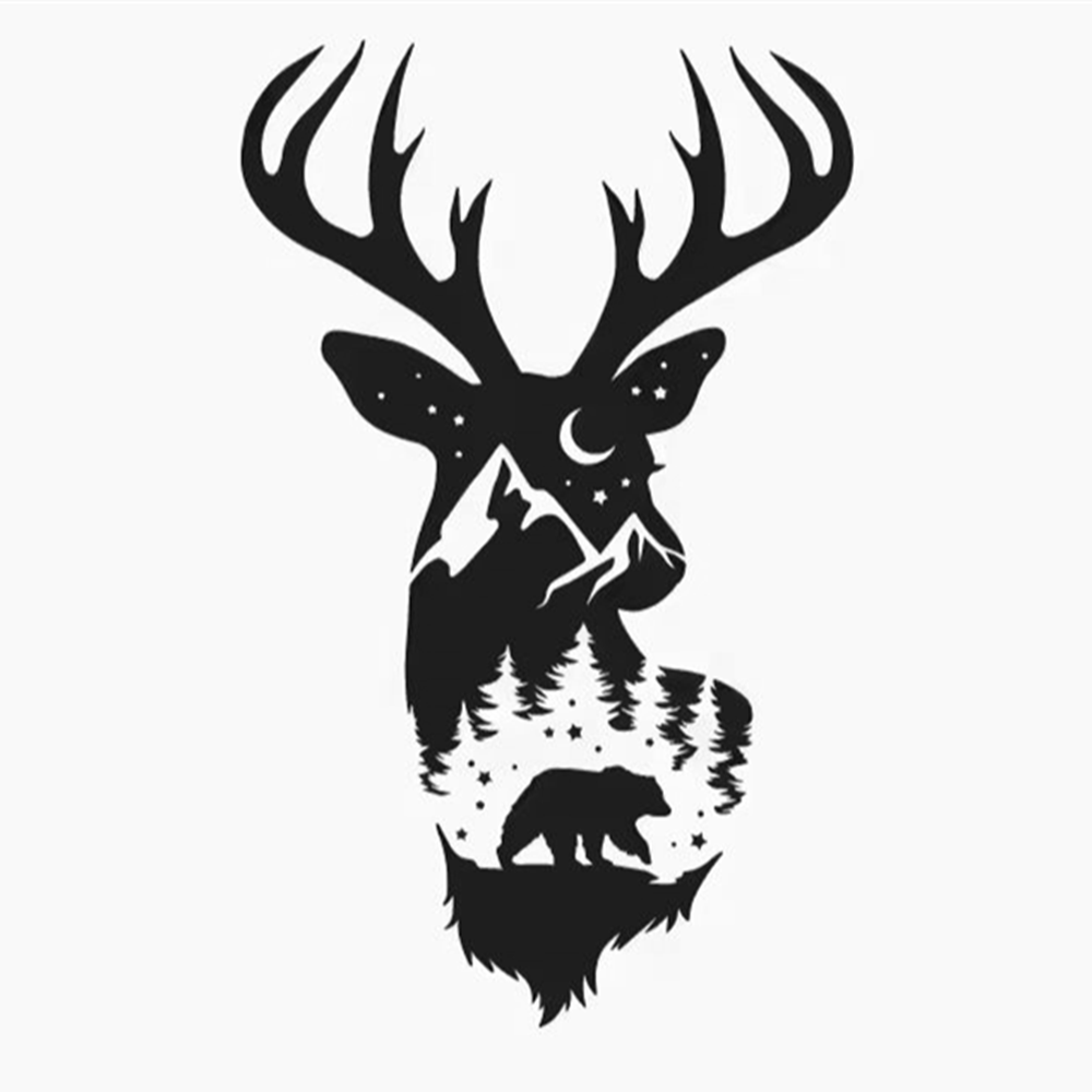 Hertenkop Beer Bergbos Vinyl A - Hunting And Camping In Forest recensie en prijs