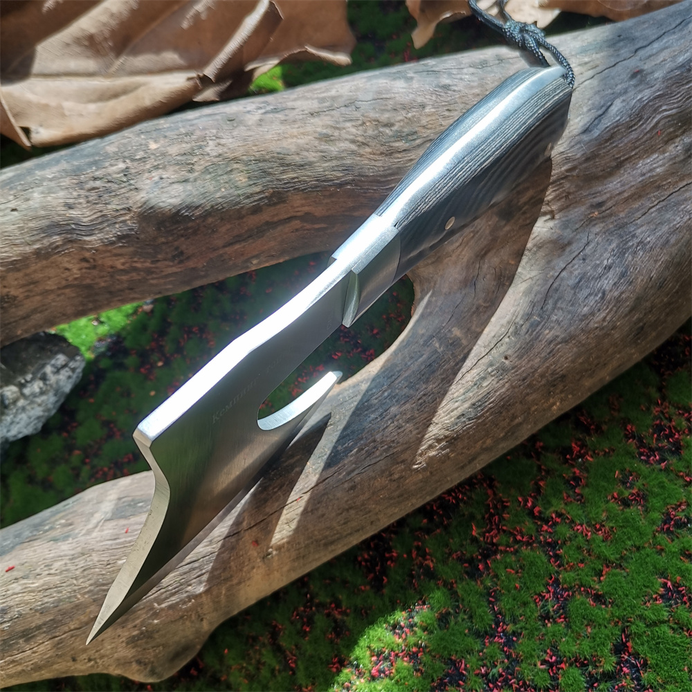 Houten Handvat Roestvrijstalen - Hunting And Camping In Jungle recensie en prijs