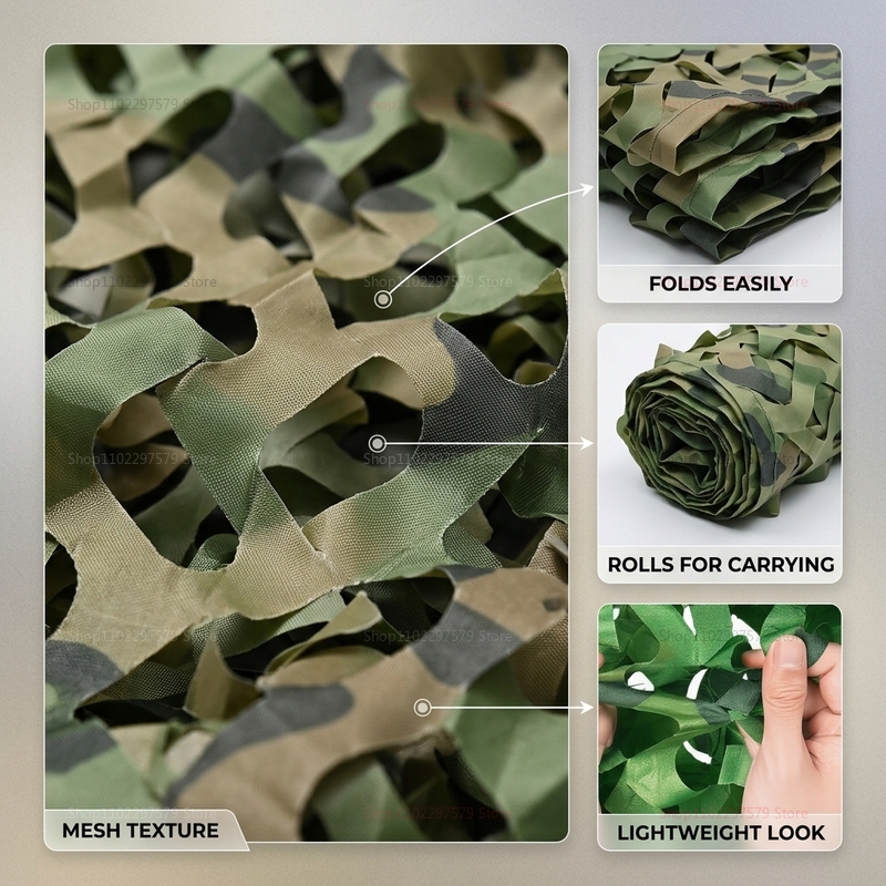Jungle camouflage-netrol, duur - Hunting And Camping In Jungle recensie en prijs