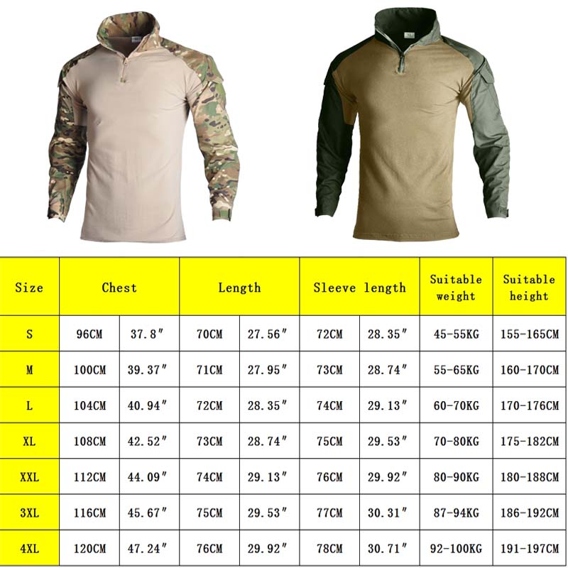 Heren katoenen camouflage shir - Hunting Outdoor Apparel recensie en prijs